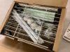 3 Tier Wire Storage Shelves with Wheels 11.8" D x 17.7" W x 29.8" H - Thumbnail 4
