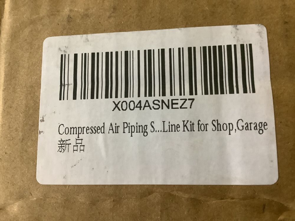 Compressed Air Piping System, 3/4" x 200' Black HDPE Pipe, Aluminum Wall Outlet Blocks, Rapid Air Compressor System Accessories and Air Line Kit - Image 5 - Lot 81