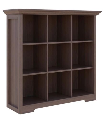 OSCHF 9-Cube Lattice Bookshelf, Walnut - Lot 266JF