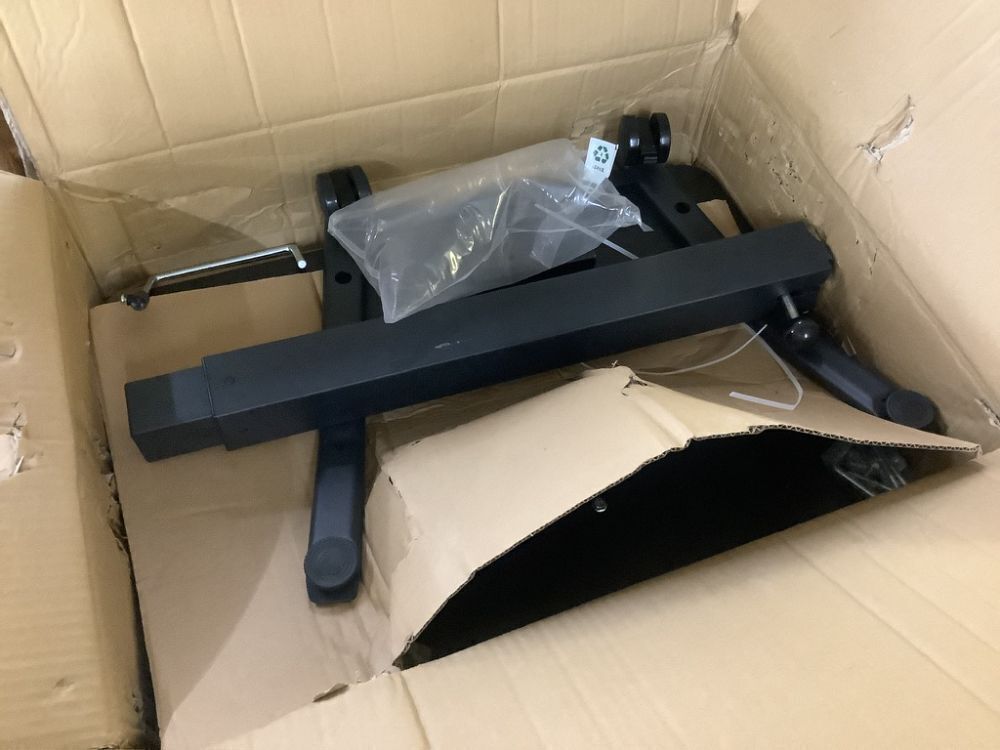 Mobile Standing Desk with 45° Tilting Desktop - Image 2 - Lot 480