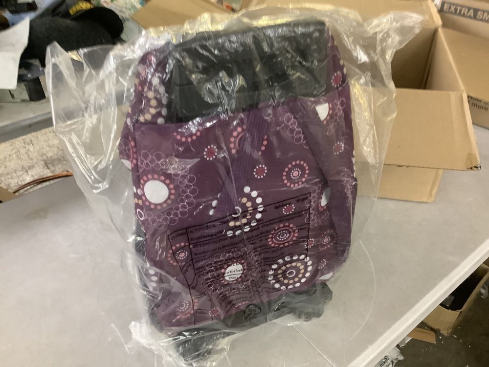 Rockland Roadster 17 in. Rolling Backpack, Purplepearl - Image 3 - Lot 269JF