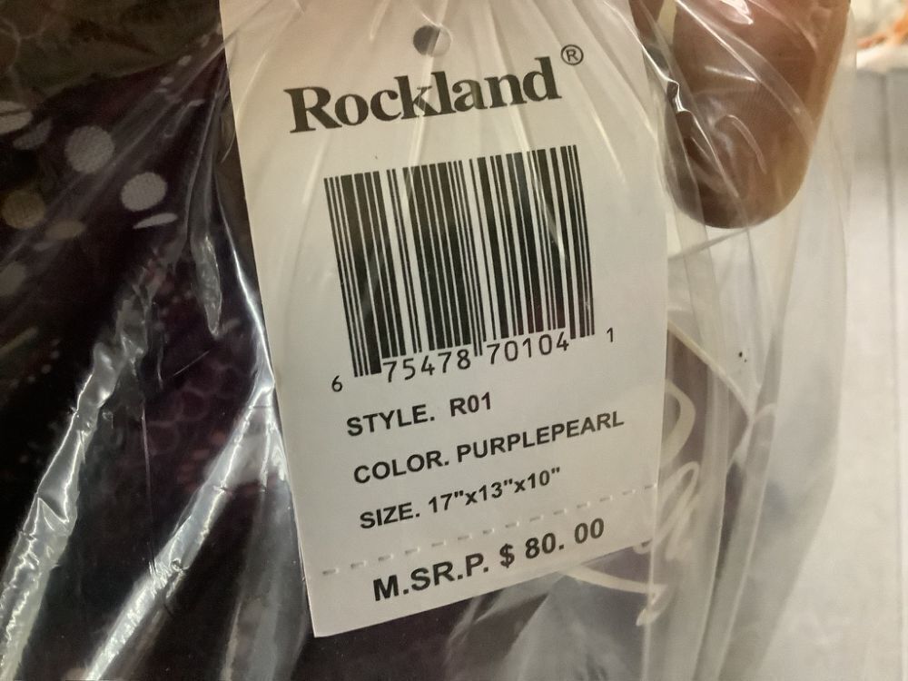 Rockland Roadster 17 in. Rolling Backpack, Purplepearl - Image 4 - Lot 269JF