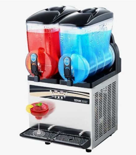 VEVOR Commercial Frozen Drink Maker, 15Lx2 Double Tank - Lot 6