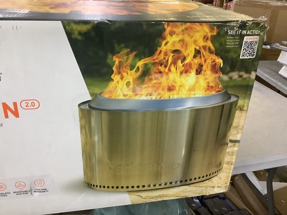 Solo Stove Yukon 2.0 27 in. x 17 in. Stainless Steel Wood Burning Fire Pit - Image 5 - Lot 14JF