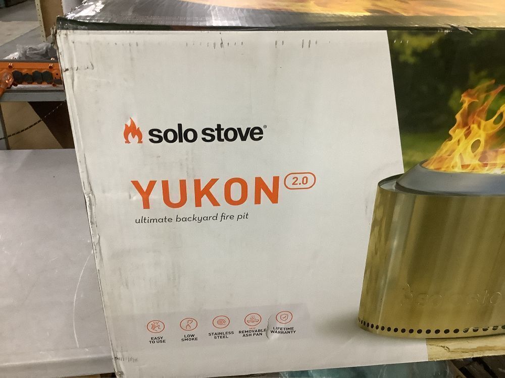 Solo Stove Yukon 2.0 27 in. x 17 in. Stainless Steel Wood Burning Fire Pit - Image 6 - Lot 14JF