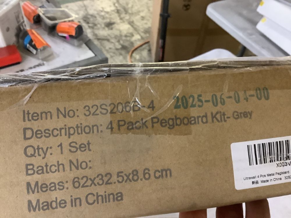 Ultrawall 4 Pcs Metal Pegboard Wall Panels - Image 4 - Lot 271JF