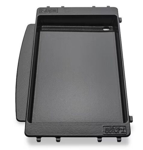 Weber Porcelain-enameled Cast-Iron Griddle Insert Compatible with Small and Large Spirit Grills - Lot 276JF