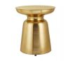 Home Decorators Collection Round Gold Metal Accent Table (16.5 in. W x 17.75 in. H) - Thumbnail 1