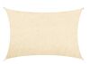 COLOURTREE 12 ft. x 7 ft. 220 GSM Waterproof Beige Rectangle Sun Shade Sail - Thumbnail 1