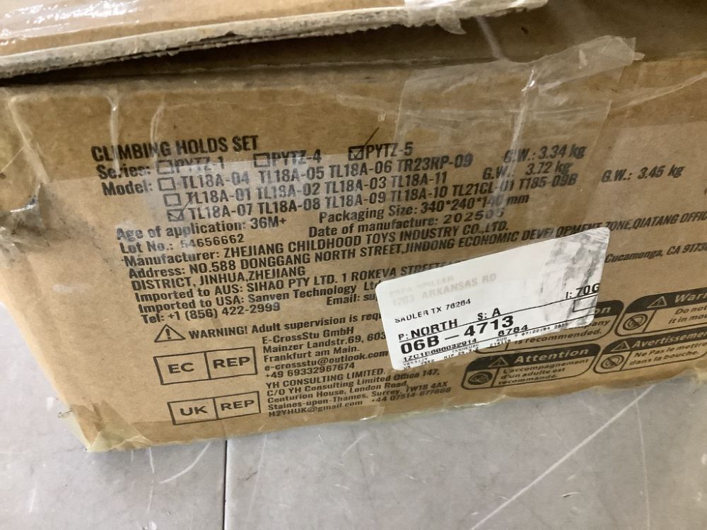 25 Rock Climbing Holds, Multi-Size and Colored With Knotted Rope, Handles, and Hardware - Image 5 - Lot 364JF