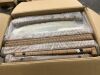 4-Piece Outdoor Wicker Conversation Patio Set w/ 4 Seats, Glass Table Top - Thumbnail 3