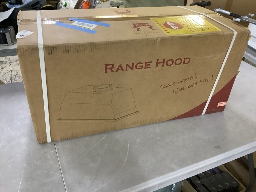 AKDY 30 in. 343 CFM Built-in Insert Kitchen Vent Ducted/Ductless Convertible Range Hood in Stainless Steel with Carbon Filter - Image 2 - Lot 115JF