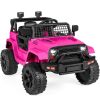 12V Kids Ride-On Truck Car w/ Parent Remote Control, Spring Suspension - Thumbnail 1