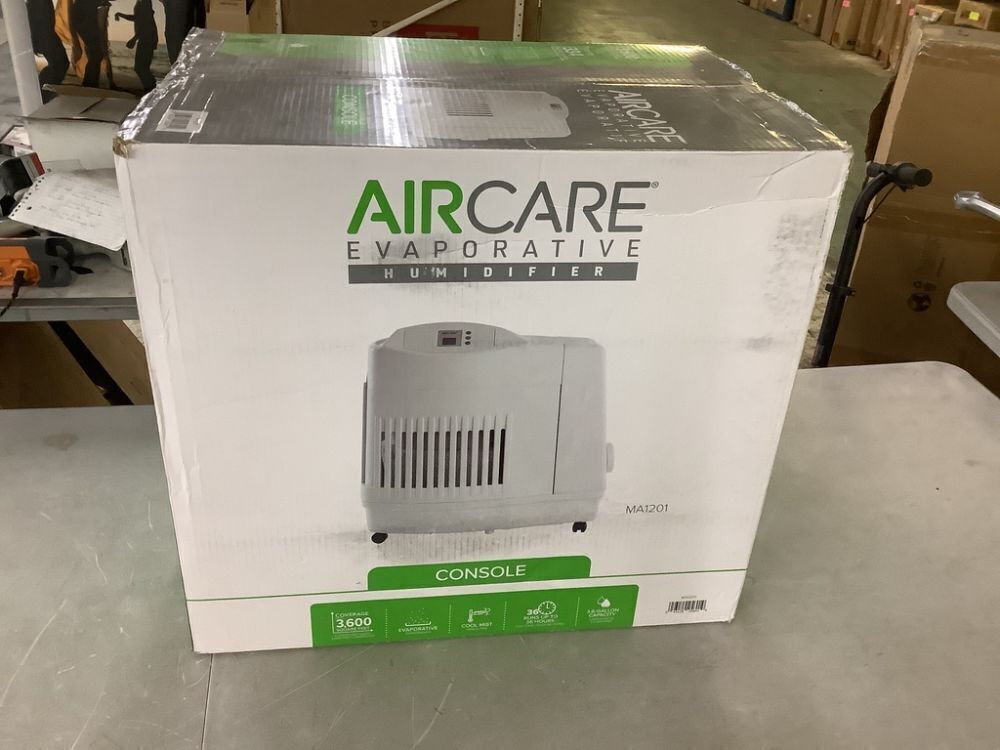 AIRCARE CONSOLE 3.6-Gal. Cool Mist Evaporative Whole House Humidifier for 3,600 sq. ft., White - Image 2 - Lot 114JF