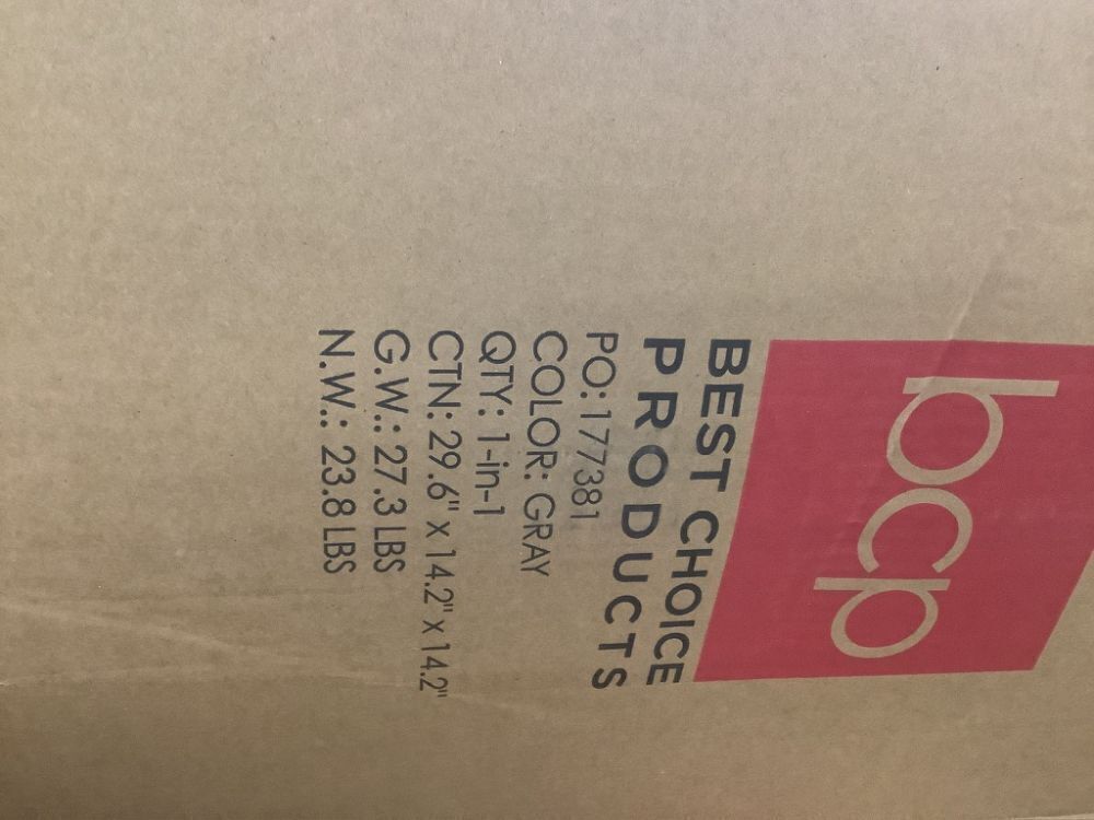 Queen Folding Portable Gray Mattress Topper w/ Plush Foam - 4in - Image 4 - Lot 598