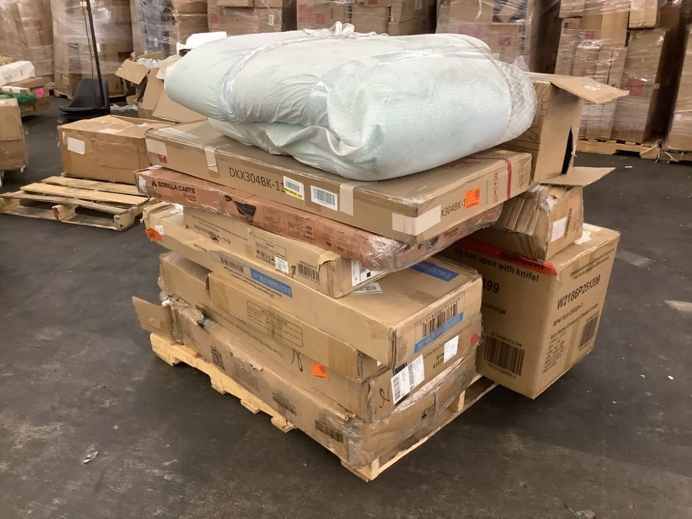Salvage Pallet. Items Will Be Damaged and Incomplete. - Image 1 - Lot 712JF