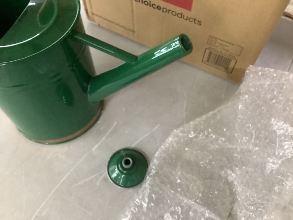 1-Gallon Galvanized Steel Watering Can w/ O-Ring, Top Handle - Image 4 - Lot 793