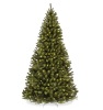 6 ft. Pre-Lit Artificial Green Spruce Christmas Tree, w/Easy Assembly - Thumbnail 1