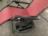 Folding Zero Gravity Recliner Patio Lounge Chair w/ Canopy, Side Tray - Thumbnail 2