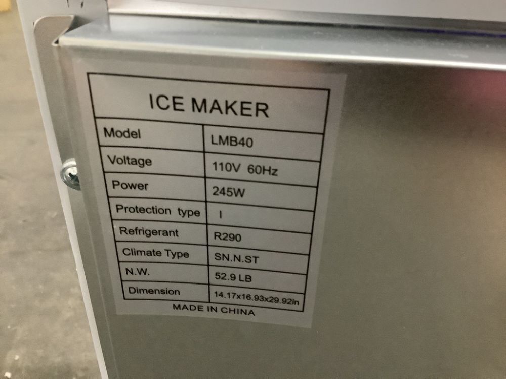 Commercial Ice Maker with Storage Bin - Image 7 - Lot 95JF