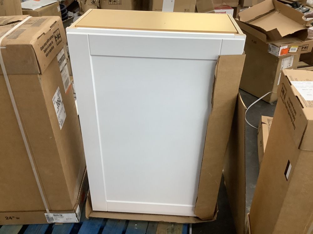 Lot of (3) 24 x 36 Wall Cabinets & (1) 18 x 36 Wall Cabinet - 1 Cabinet Damaged - Image 4 - Lot 97JF