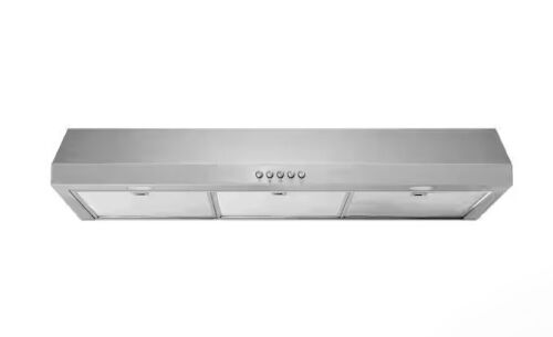 Vissani Caprelo 36 in. 320 CFM Convertible Under Cabinet Range Hood in Stainless Steel with LED Lighting - Light Damage to Filter - Lot 139JF