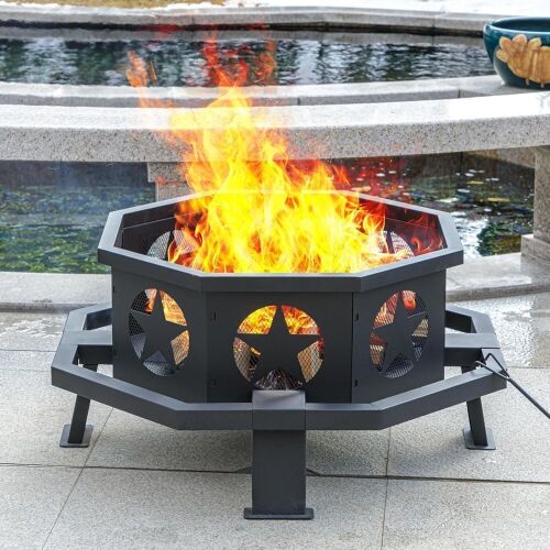 Octagonal Fire Pit - Lot 150