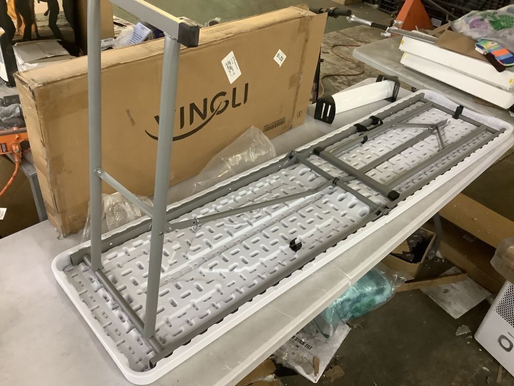 VINGLI Portable 6ft Plastic Folding Bench - Image 3 - Lot 232