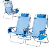 VINGLI Tall Backpack Beach Chairs, 2 Pack - Thumbnail 1