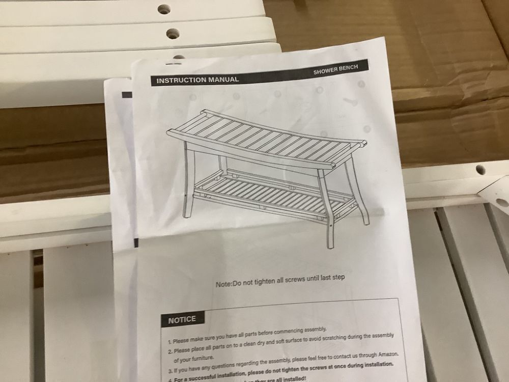 Bamboo Shower Bench - Image 3 - Lot 242