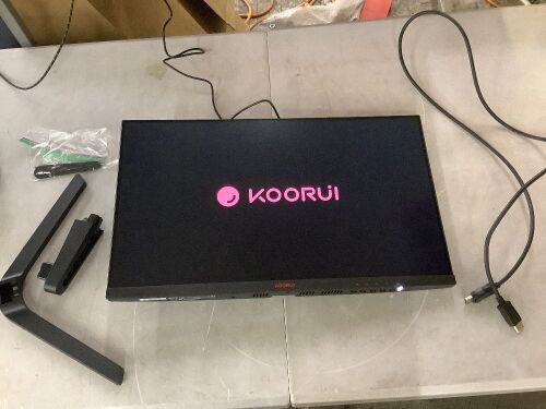 KOORUI 24 Inch Gaming Monitor - Scratches on Screen - Lot 245