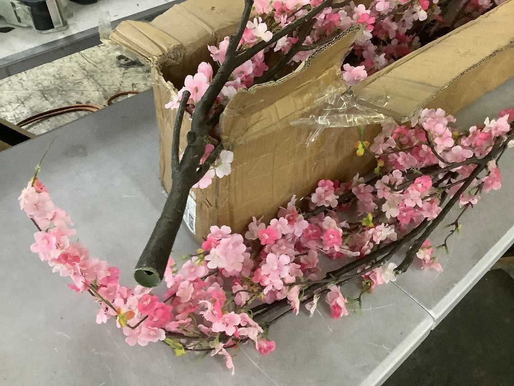 Faux Cherry Blossom Tree Approx 7' - Image 2 - Lot 246