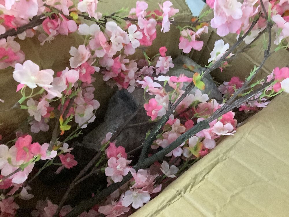 Faux Cherry Blossom Tree Approx 7' - Image 4 - Lot 246