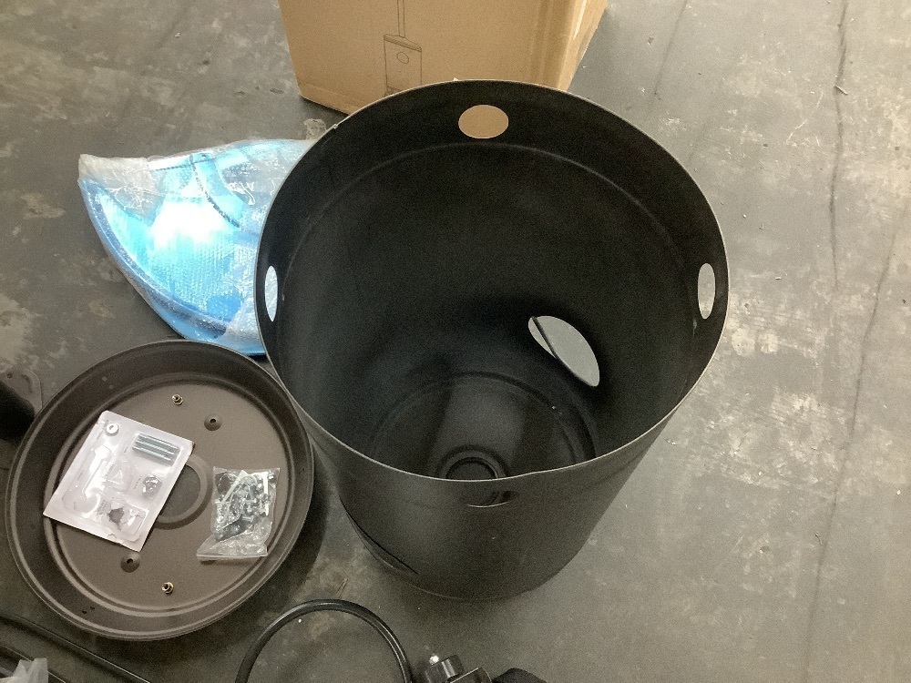 Legacy Heating 47,000 BTU Hammered Mocha Propane Outdoor Flame Patio Heater - Image 5 - Lot 81JF