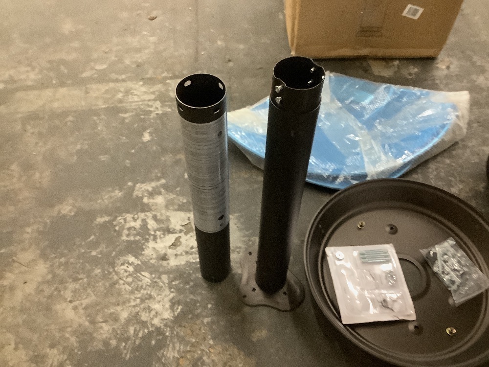 Legacy Heating 47,000 BTU Hammered Mocha Propane Outdoor Flame Patio Heater - Image 7 - Lot 81JF