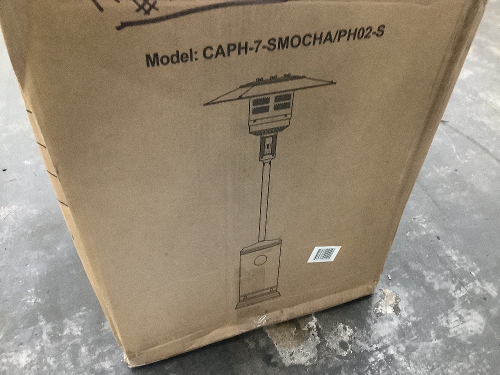 Legacy Heating 47,000 BTU Hammered Mocha Propane Outdoor Flame Patio Heater - Image 8 - Lot 81JF