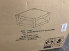 Hughes 32 in. Antiqued Gray Oak Square MDF Top Coffee Table - Thumbnail 3