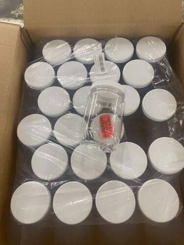 Plastic Jars with Lids, 24 Pack - Lot 382
