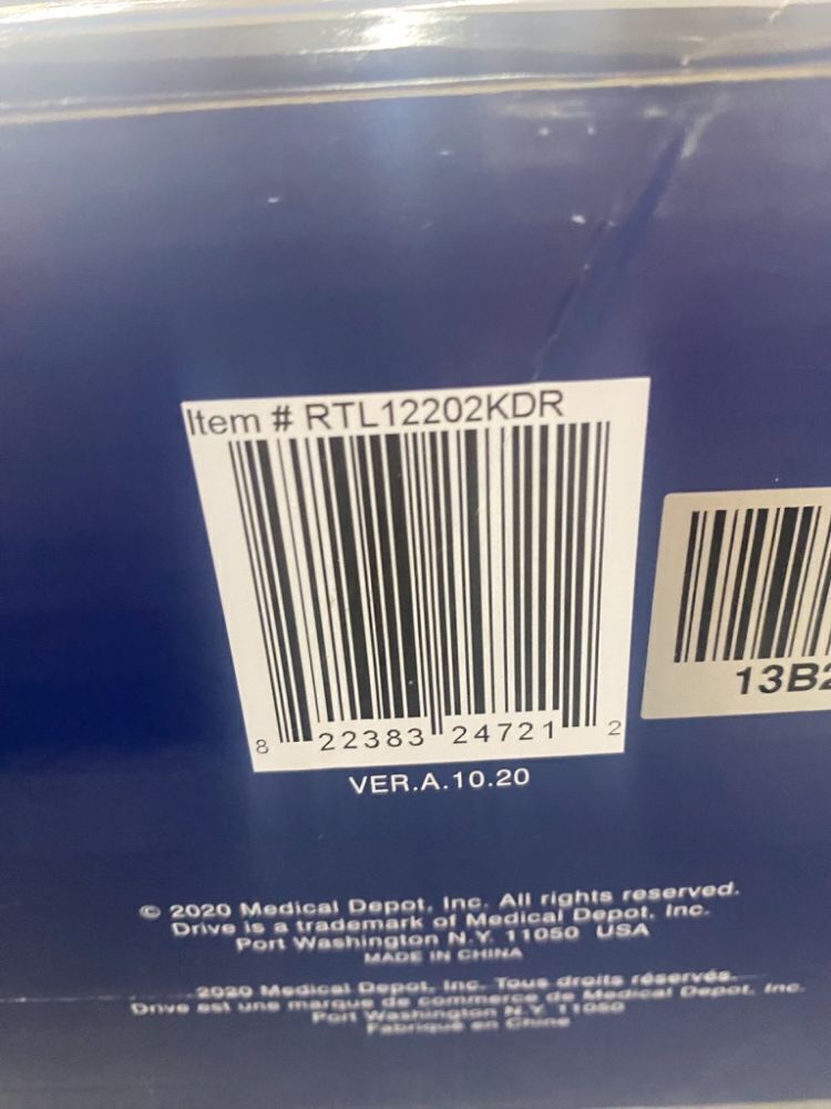 Drive Medical Shower Chair with Back - Image 5 - Lot 387