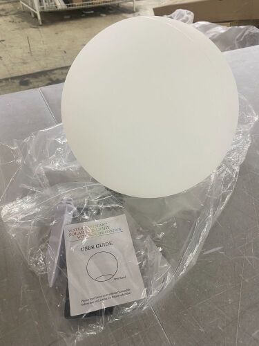 10" Solar Garden Globe Light - No Solar Panel - Lot 405