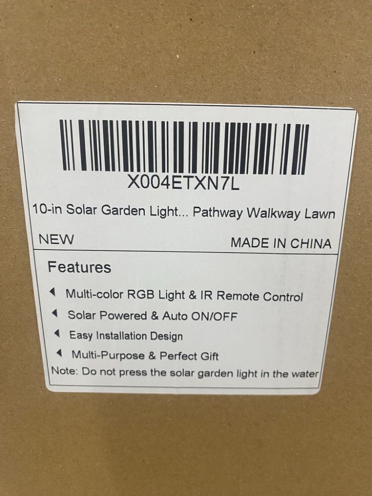 10" Solar Garden Globe Light - No Solar Panel - Image 3 - Lot 405