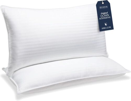 Beckham Hotel Collection Down Alternative Pillows, King, Set of 2 - Lot 418