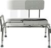 DMI Tub Transfer Bench and Shower Chair with Non Slip Aluminum Body - No Instructions - Thumbnail 1