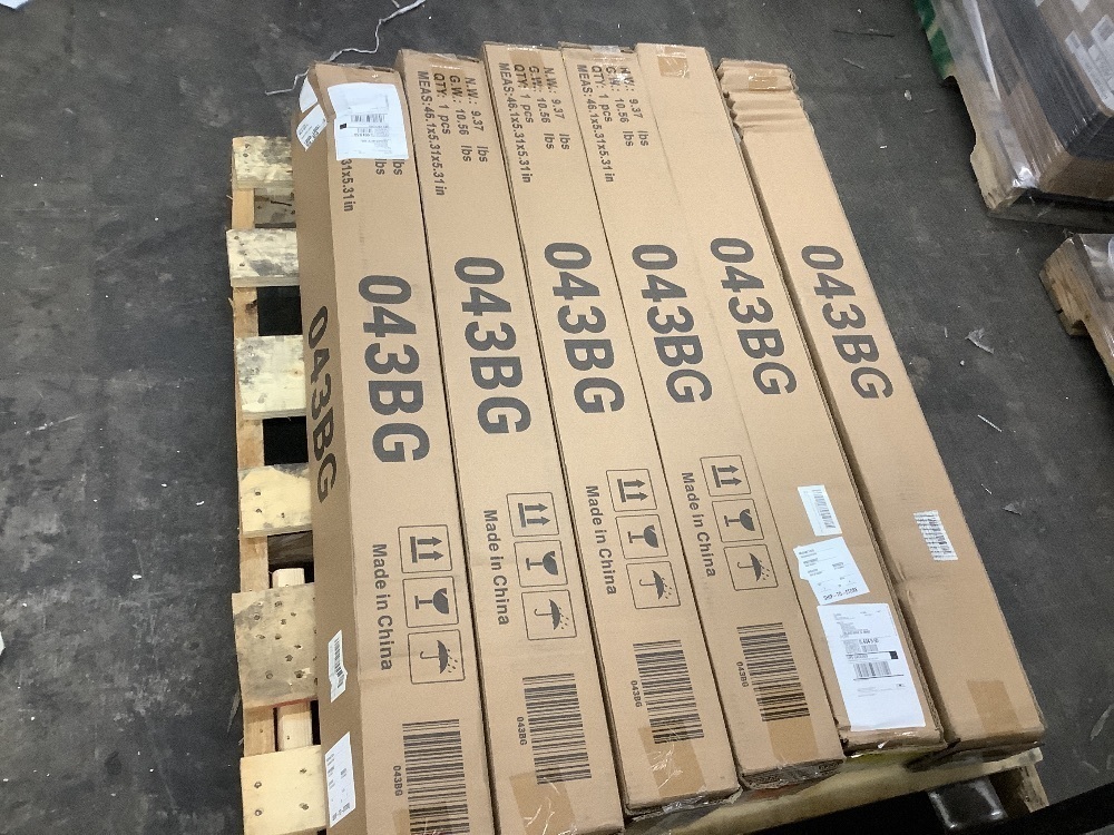 Lot of (6) Sonkuki 7.5 ft. Patio Market Crank and Tilt Umbrellas, Table Umbrellas,UV-Resistant Canopy in Beige - Image 2 - Lot 93JF