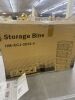 Stackable Plastic Storage Bins, 4 Pack - Thumbnail 2