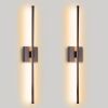 LED Wall Sconces, Oil Rubbed Bronze, Set of Two - Thumbnail 1