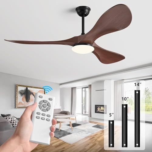 60" Ceiling Fan with Light - Lot 522