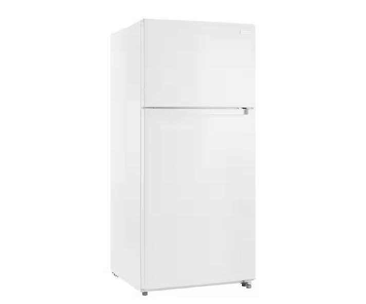 Vissani 18 cu. ft. Top Freezer Refrigerator DOE in White - Dented - Image 1 - Lot 10JF