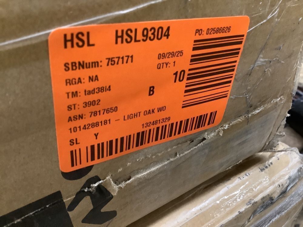 FUFU&GAGA Light Oak Wood 31.5 in. Bedroom Armoire with Frosted Glass Doors and 2-Drawers - Image 6 - Lot 32JF