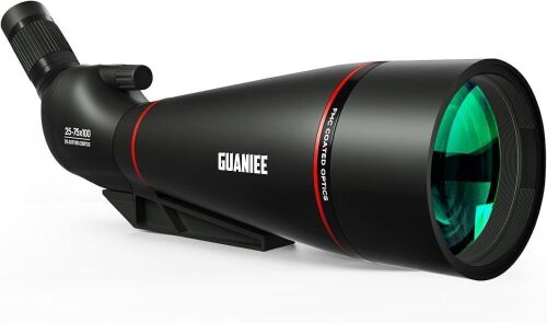 GUANIEE 25-75x100 Spotting Scope for Target Shooting - Lot 35JF